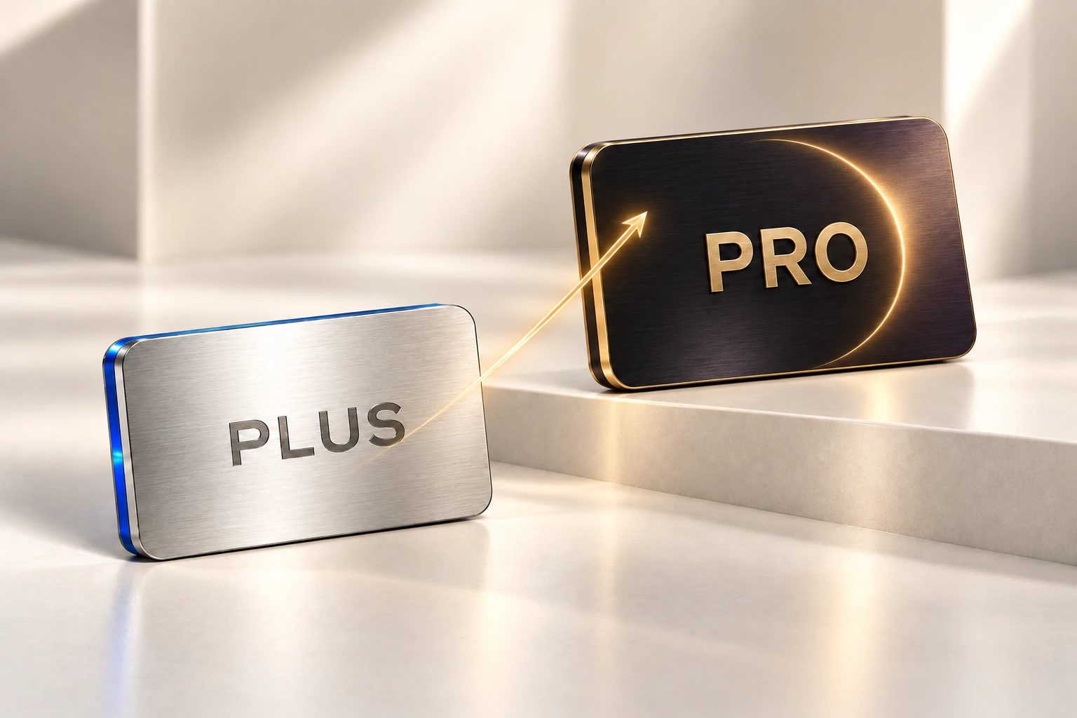 钛银 Plus 卡通过金色上升光线升级至 Pro 卡